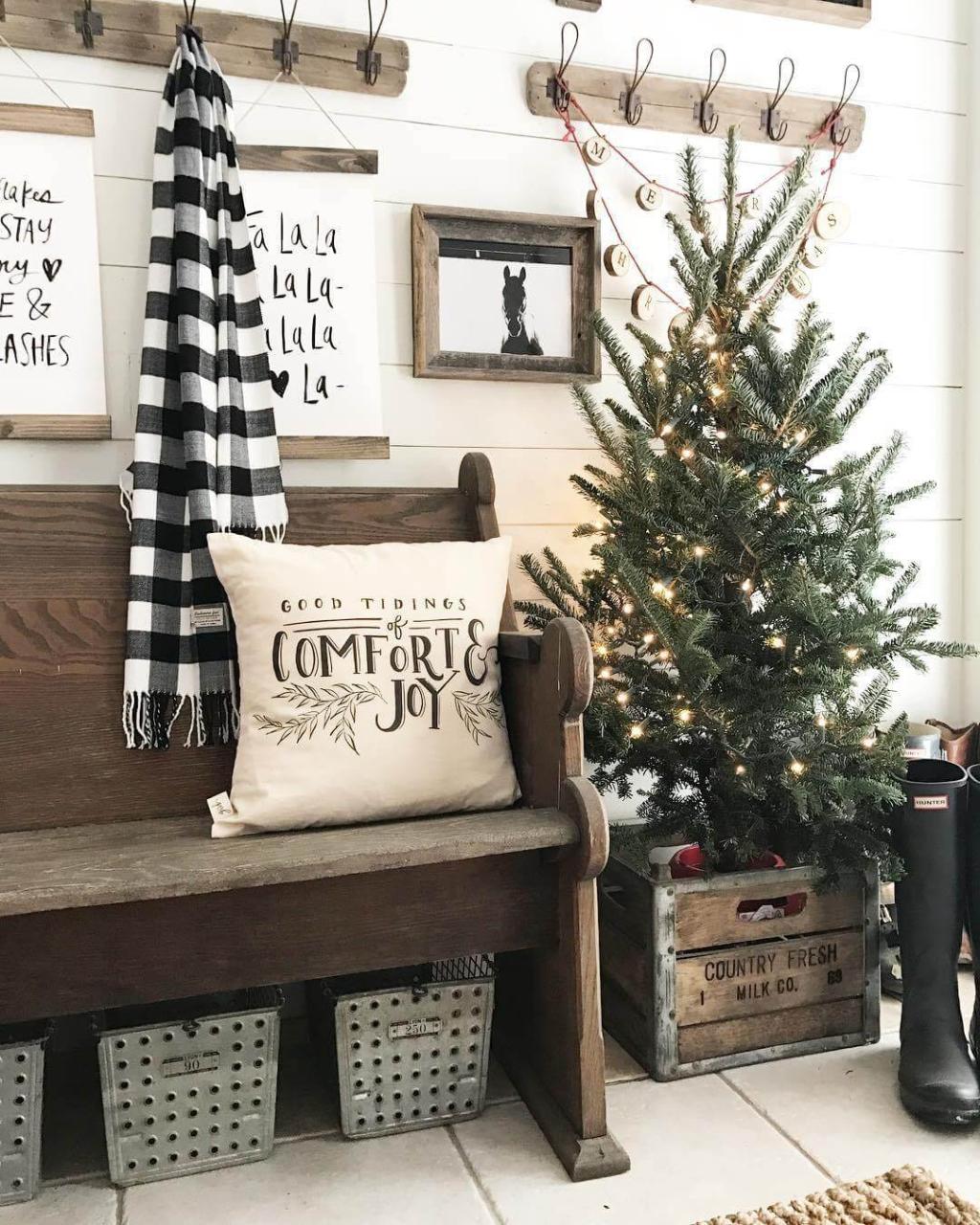 rustic farmhouse christmas decor 38 Best Rustic Farmhouse Christmas Decor Ideas and Designs for 2021