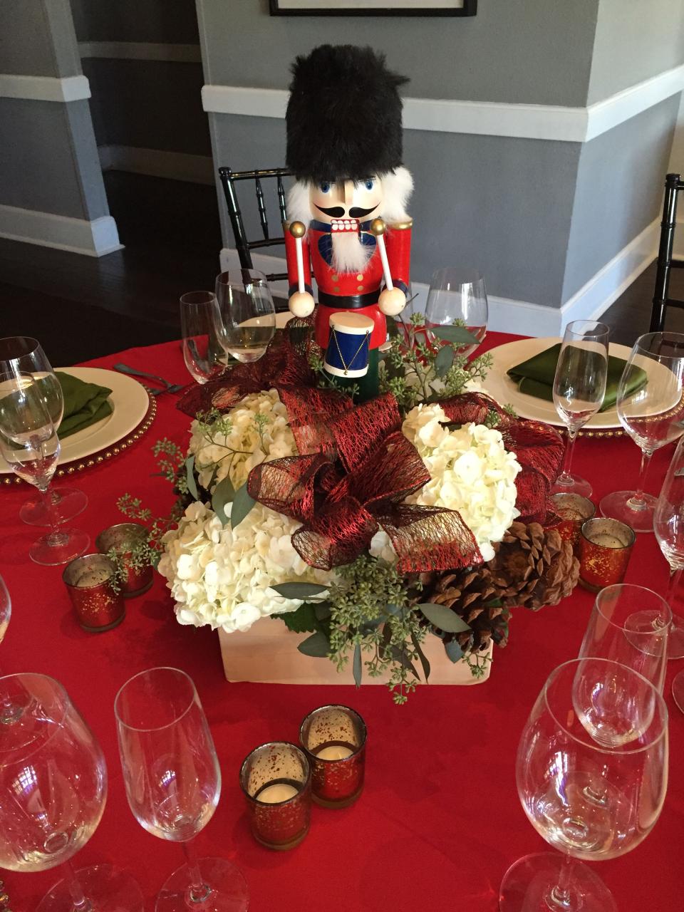 nutcracker themed christmas decor Nutcracker Centerpiece By Tustin Florist Nutcracker christmas decorations, Christmas