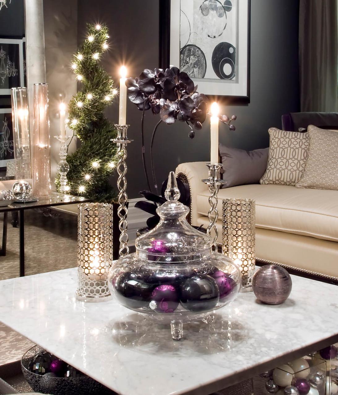 living room table christmas decor 32 Best Christmas Living Room Decor Ideas and Designs for 2020