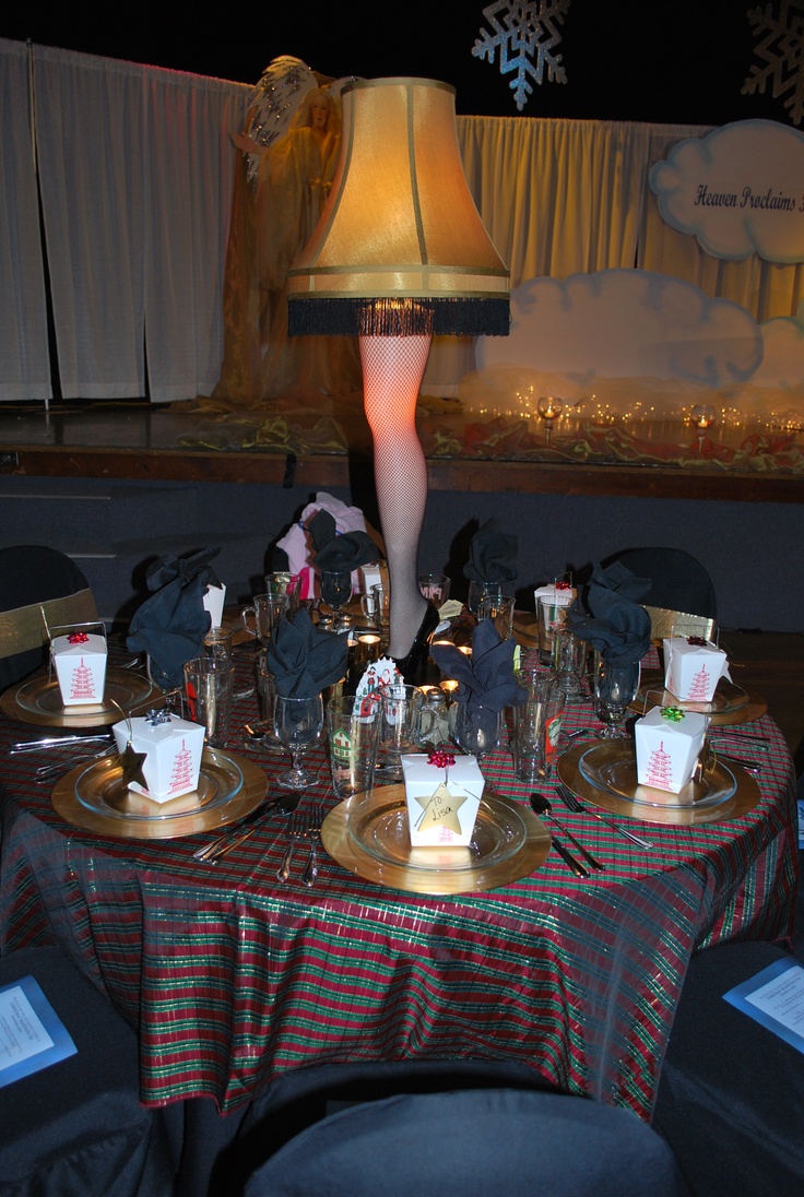 a christmas story decor A Christmas Story Party Ideas IDEASWA