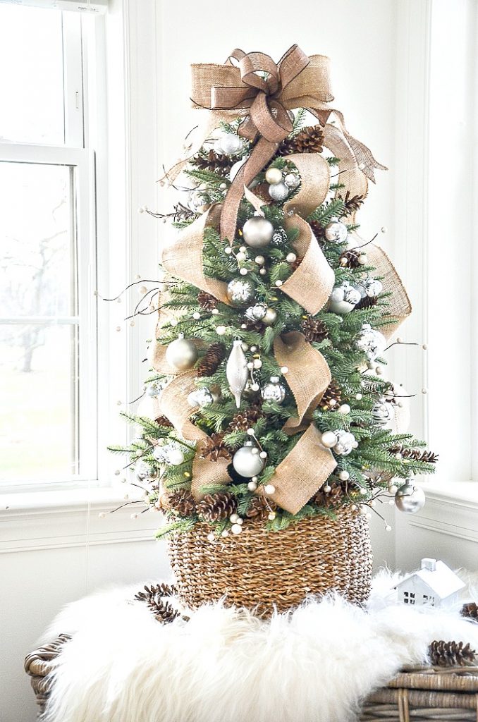 christmas tree table decor How To Decorate A Tabletop Tree Like A Designer StoneGable