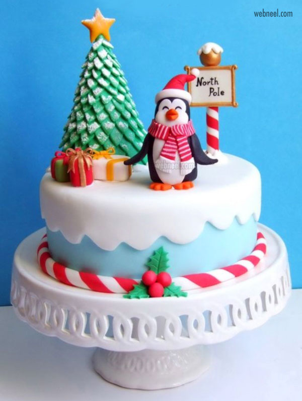 christmas decoration cake ideas 40 Beautiful Christmas Cake Decoration Ideas from top designers