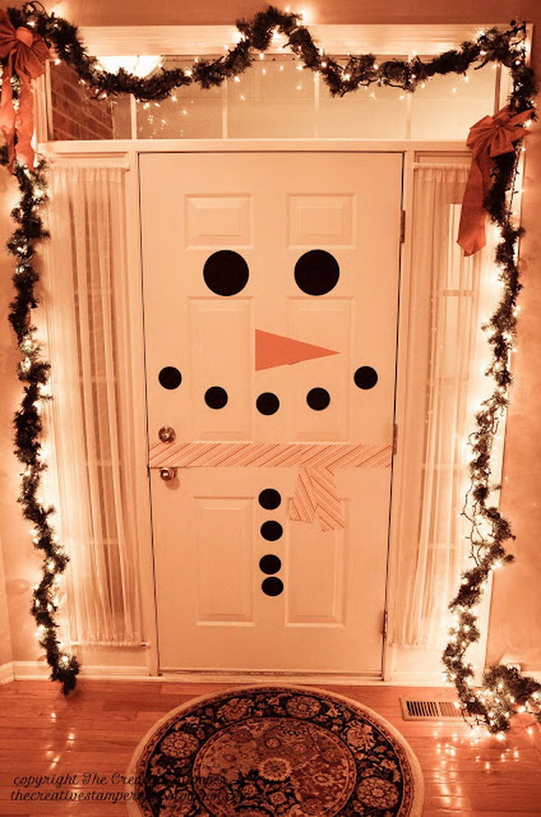 diy christmas decor for door 20+ Creative DIY Christmas Door Decoration Ideas 2022