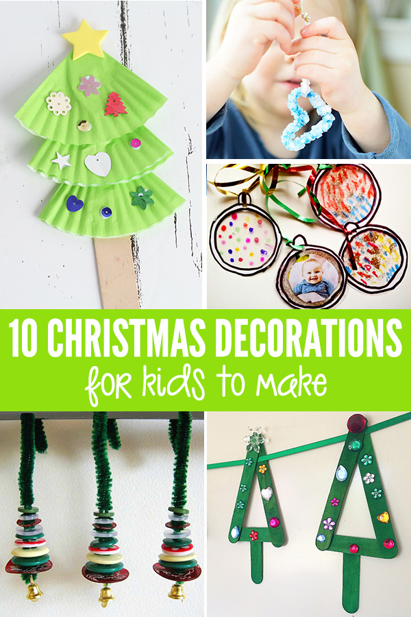 christmas decoration ideas childcare 10 Homemade Christmas Decorations for Kids to Make