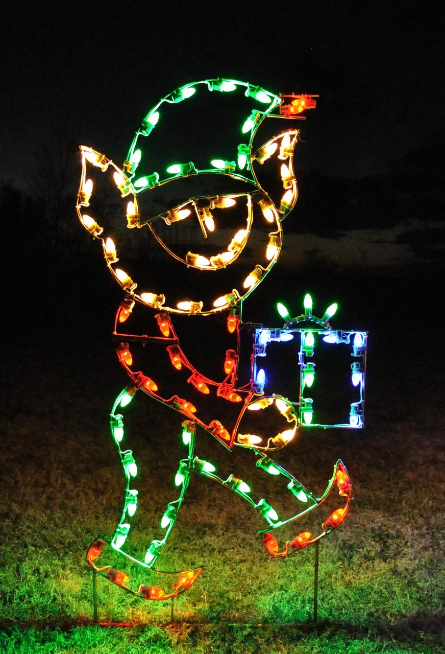 christmas light up decor 40 Outdoor Christmas Lights Decorating Ideas All About Christmas