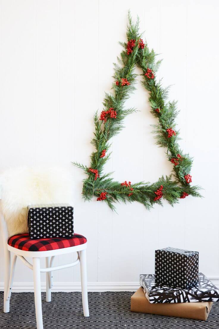 christmas decor ideas wall 35 Best Christmas Wall Decor Ideas and Designs for 2021