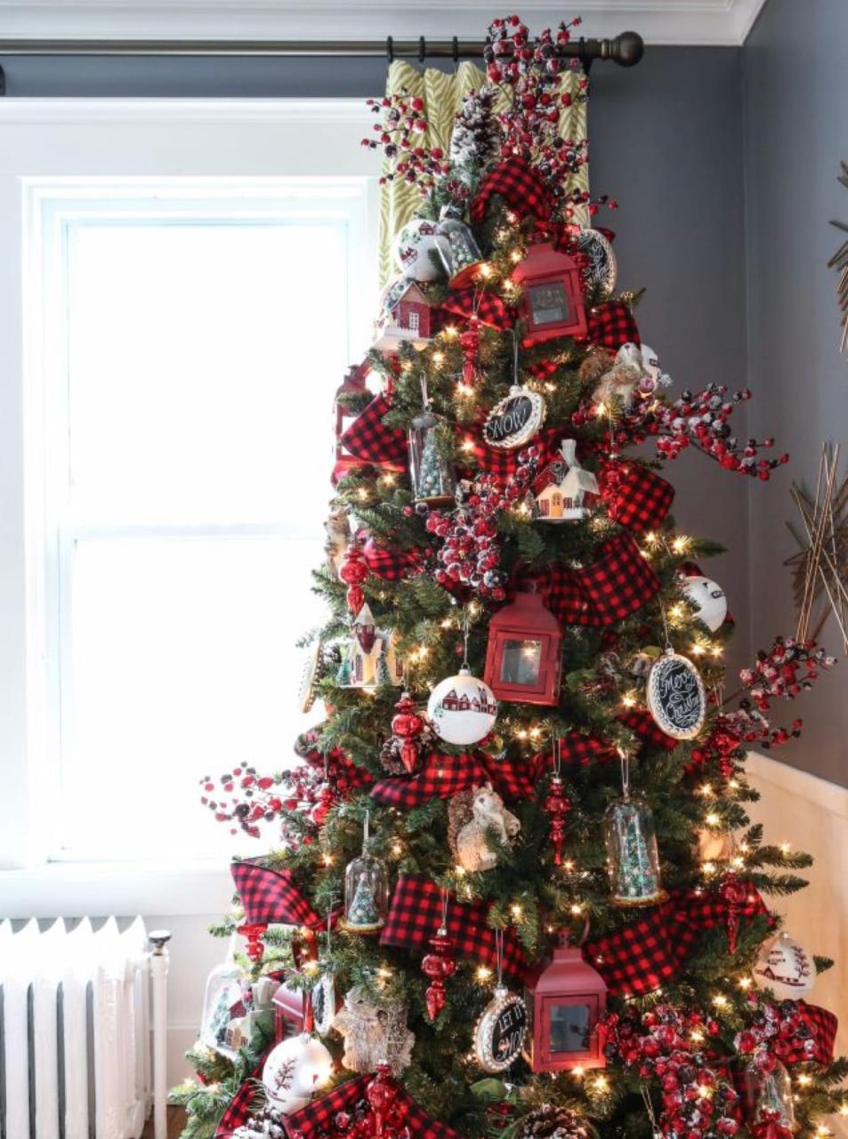 buffalo plaid christmas tree decor A “Buffalo Plaid” Christmas jaime lyn