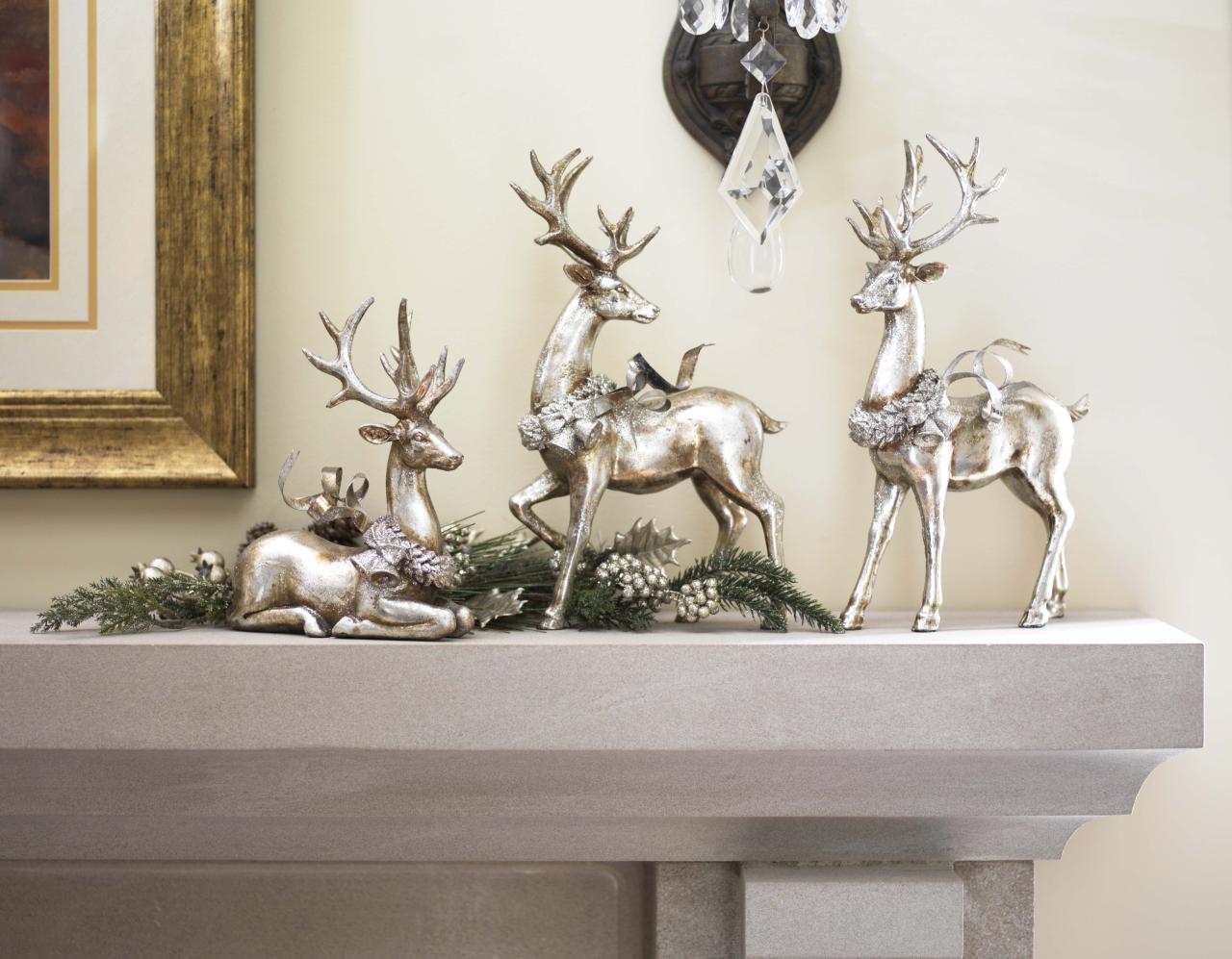 elegant christmas deer decor Deer Item 60590 Whimsical christmas decor, Elegant christmas decor, Reindeer figurine