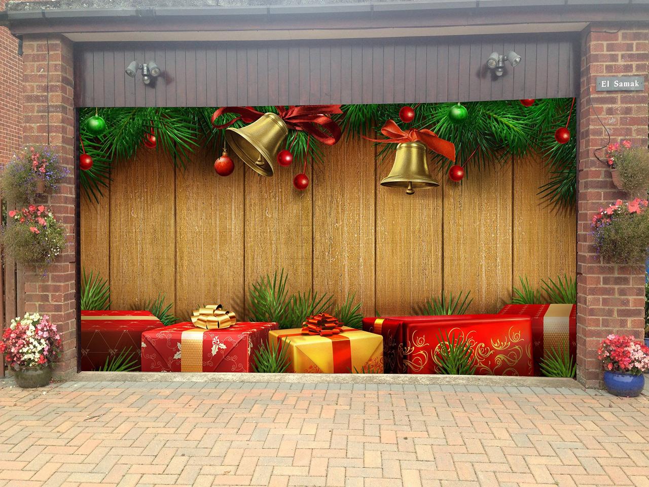 christmas decor garage door 10 Creative garage door christmas decorations That Make Your House