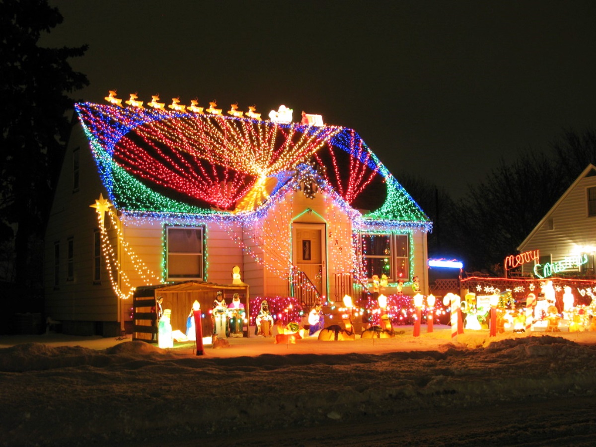 christmas decorating ideas outside lights 40 Outdoor Christmas Lights Decorating Ideas All About Christmas