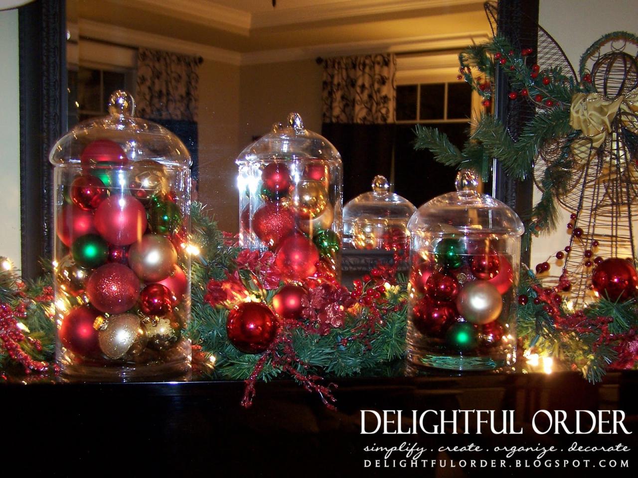 christmas decor glass jar Delightful Order Christmas Ornament Glass Jars