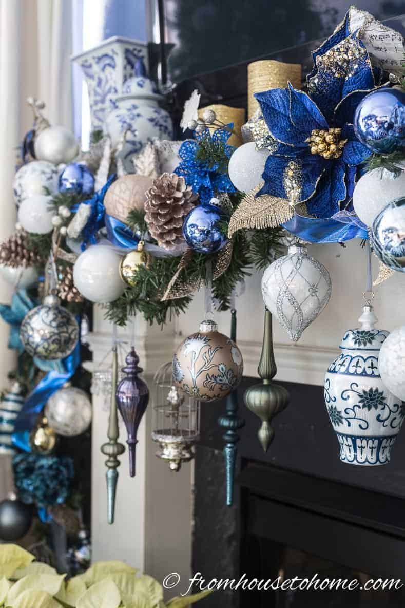 white and blue christmas decor Beautiful Blue and White Christmas Home Decorating Ideas Blue christmas decor, Christmas diy