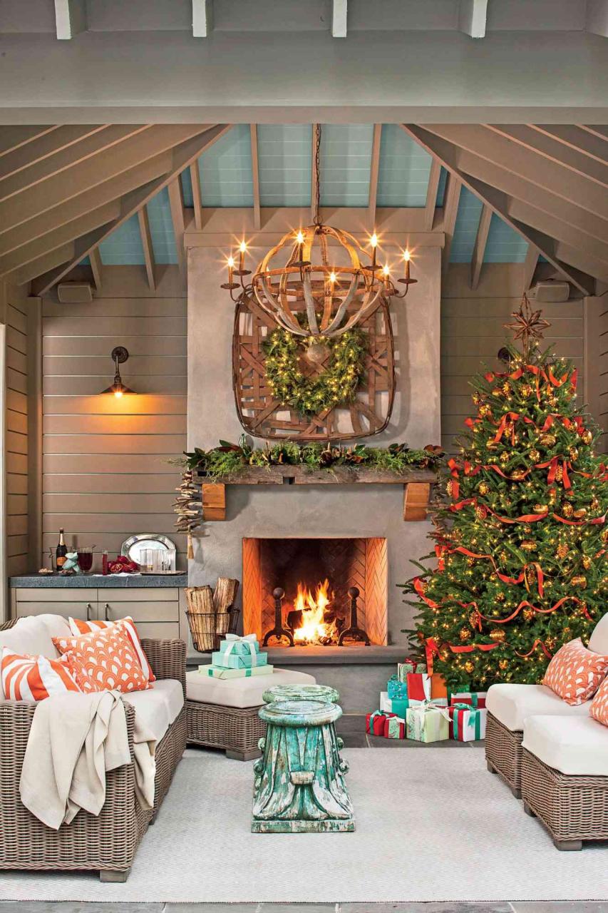 farmhouse christmas decor outdoor 55 Farmhouse Christmas Decor Ideas For A Cozy Country Christmas