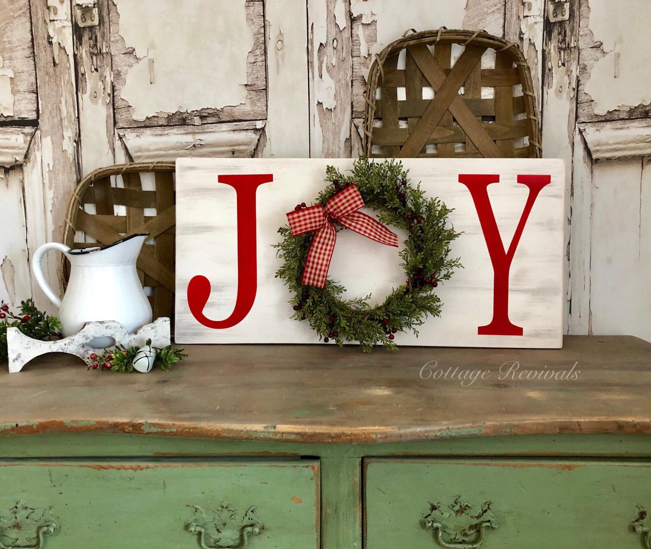 joy sign christmas decor Joy Sign Christmas Decor