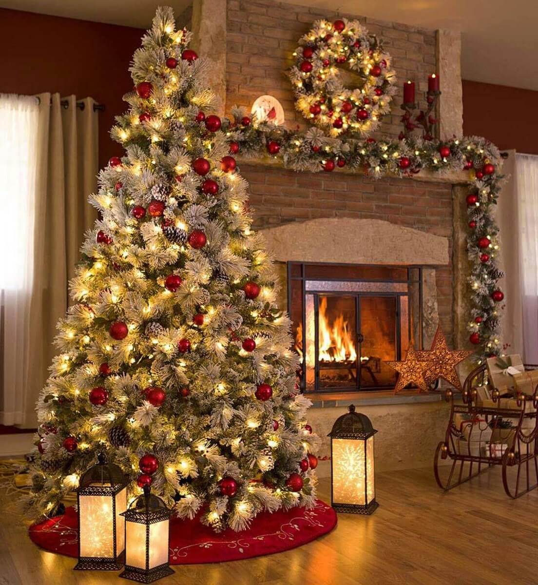 living room table christmas decor 32 Best Christmas Living Room Decor Ideas and Designs for 2020