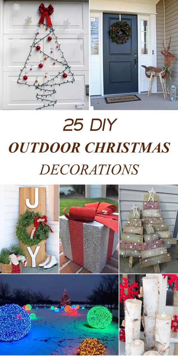 outdoor christmas decorations on a budget 25 Amazing DIY Outdoor Christmas Decorations on a Budget