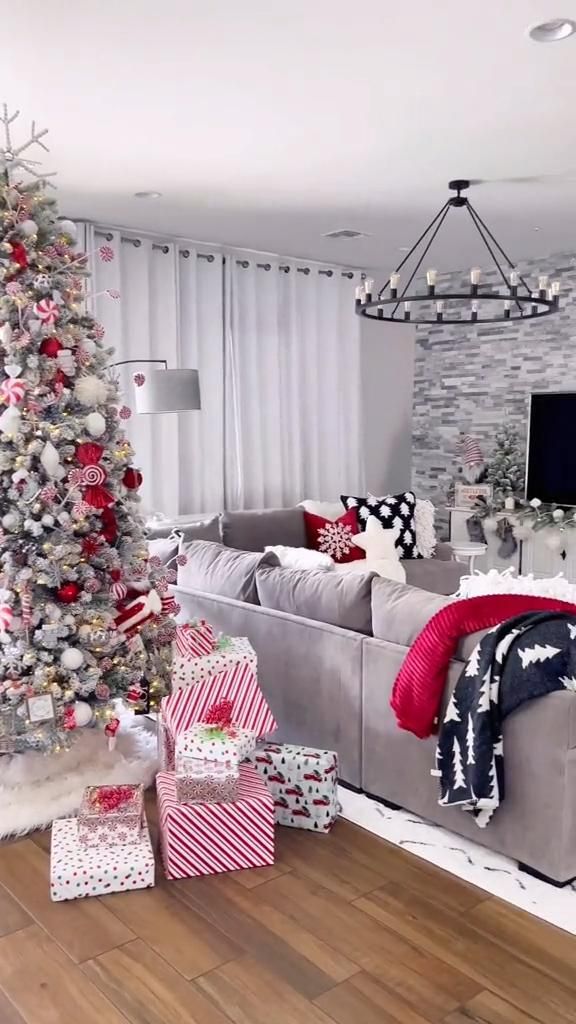 hot christmas decor 2024 So Beautiful and Cozy!!! 😍😍 in 2024 Holiday home decor, Christmas