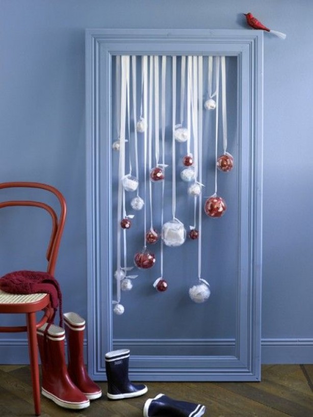 christmas wall decor ideas 30 Amazing DIY Christmas Wall Art Ideas