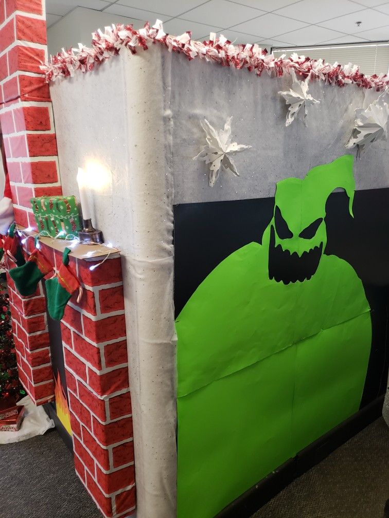 nightmare before christmas cubicle decor Nightmare Before Christmas Cubicle Decorating Ideas