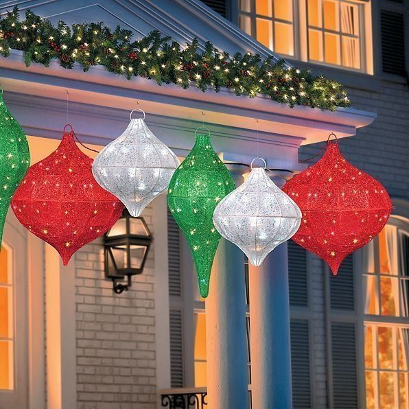 xxl outdoor christmas decorations 30 Amazing Christmas Decor for Outdoor Ideas Hanging