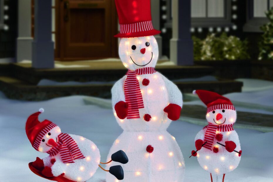 christmas snowman decorations indoor Who doesn't love snowmen? Designed for both indoor and outdoor use