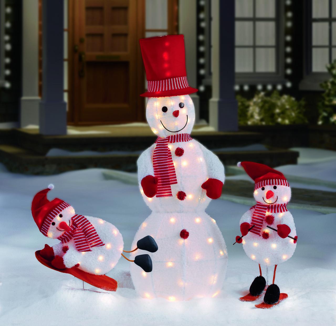 christmas snowman decorations indoor Who doesn't love snowmen? Designed for both indoor and outdoor use