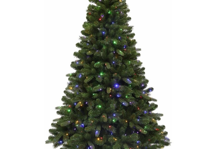 christmas decorations big w sale Deluxe Prelit Colour Christmas Tree 213cm BIG W