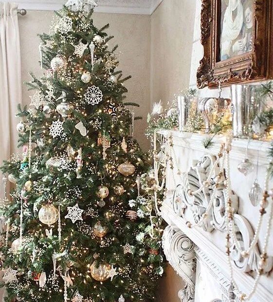 champagne christmas tree decor 120 inspiring christmas tree decorating ideas page 1 White christmas tree decorations