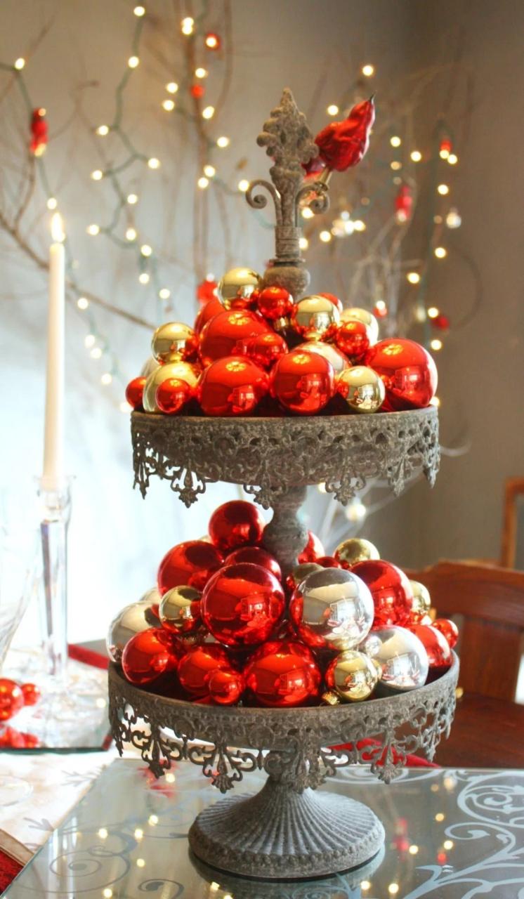 christmas decoration ideas homemade 50 Best DIY Christmas Table Decoration Ideas for 2022