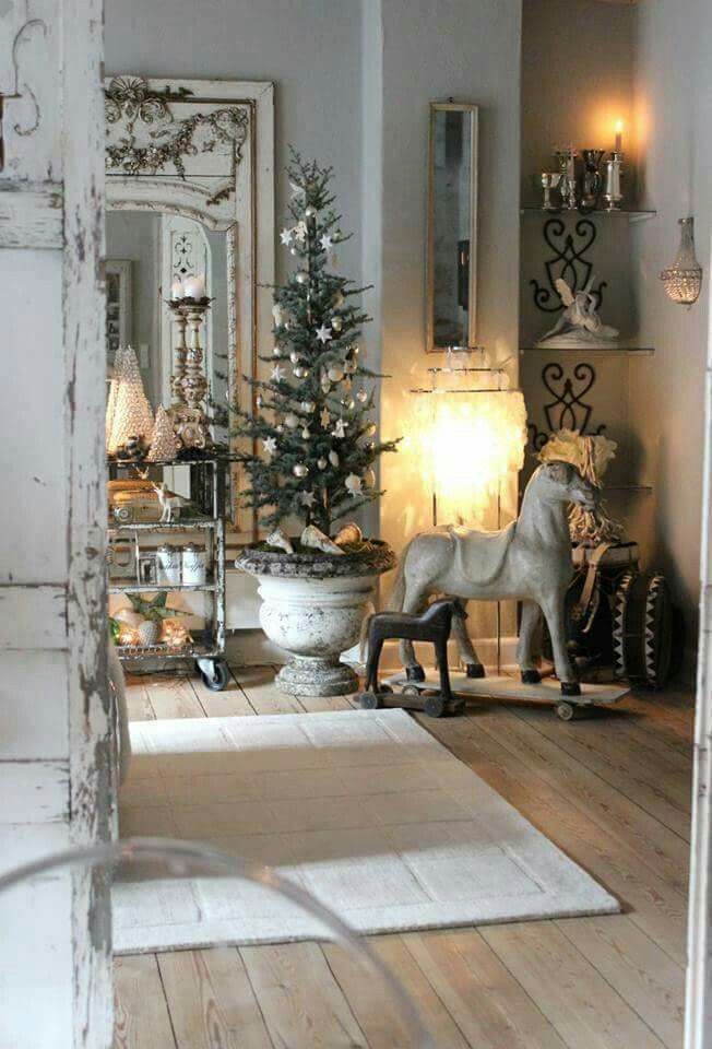 french country christmas decor French country Christmas decor 23 simple and elegant ideas Brocante Ma Jolie