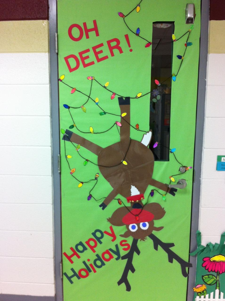 christmas classroom door decor Christmas Classroom Door Decoration