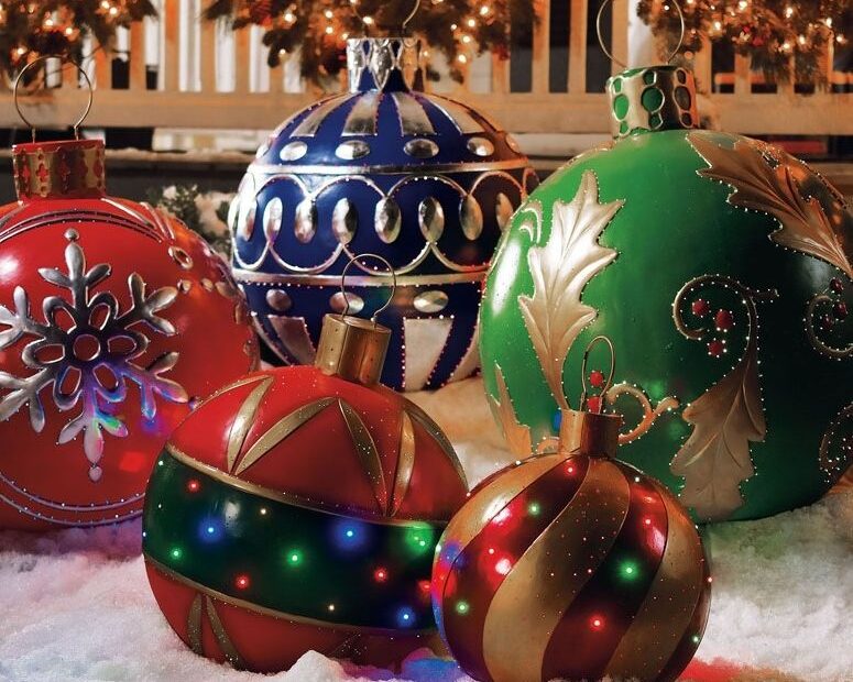 christmas lights decorations sale uk giant christmas ornaments outside decorations Fantastical … Large