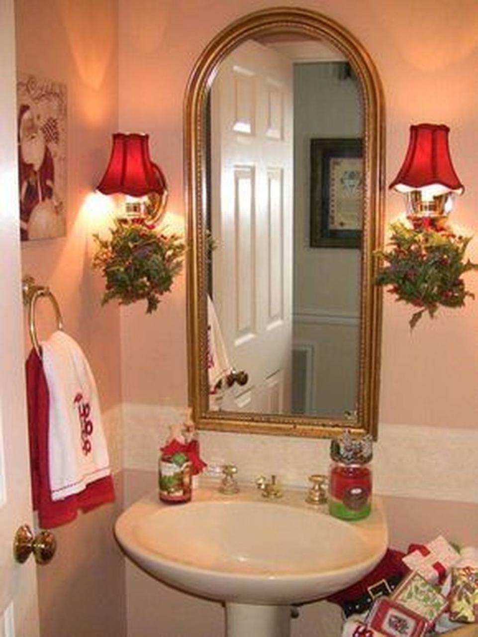 bathroom christmas decor ideas 38 DIY Christmas Decorations Ideas For Bathroom Christmas bathroom, Christmas bathroom decor