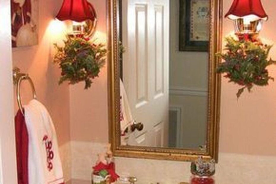 christmas bathroom decor sets 38 DIY Christmas Decorations Ideas For Bathroom Christmas bathroom, Christmas bathroom decor