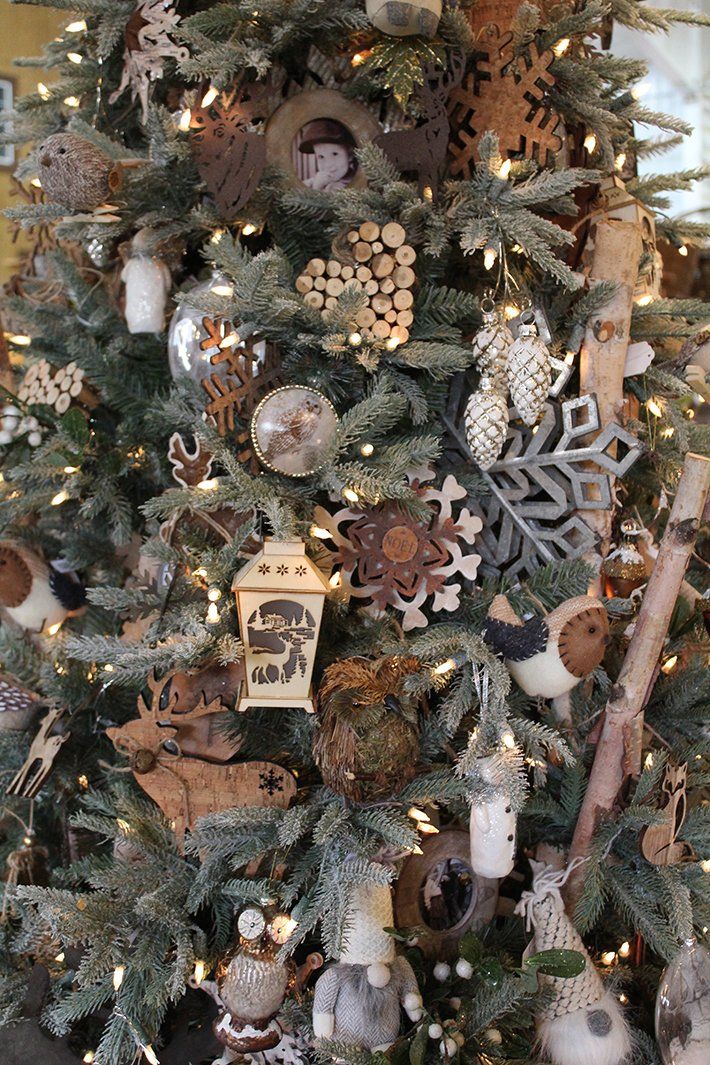 rustic christmas tree decor Top 7 Decorating Ideas for a Rustic Christmas Woodland christmas decor, Rustic christmas tree