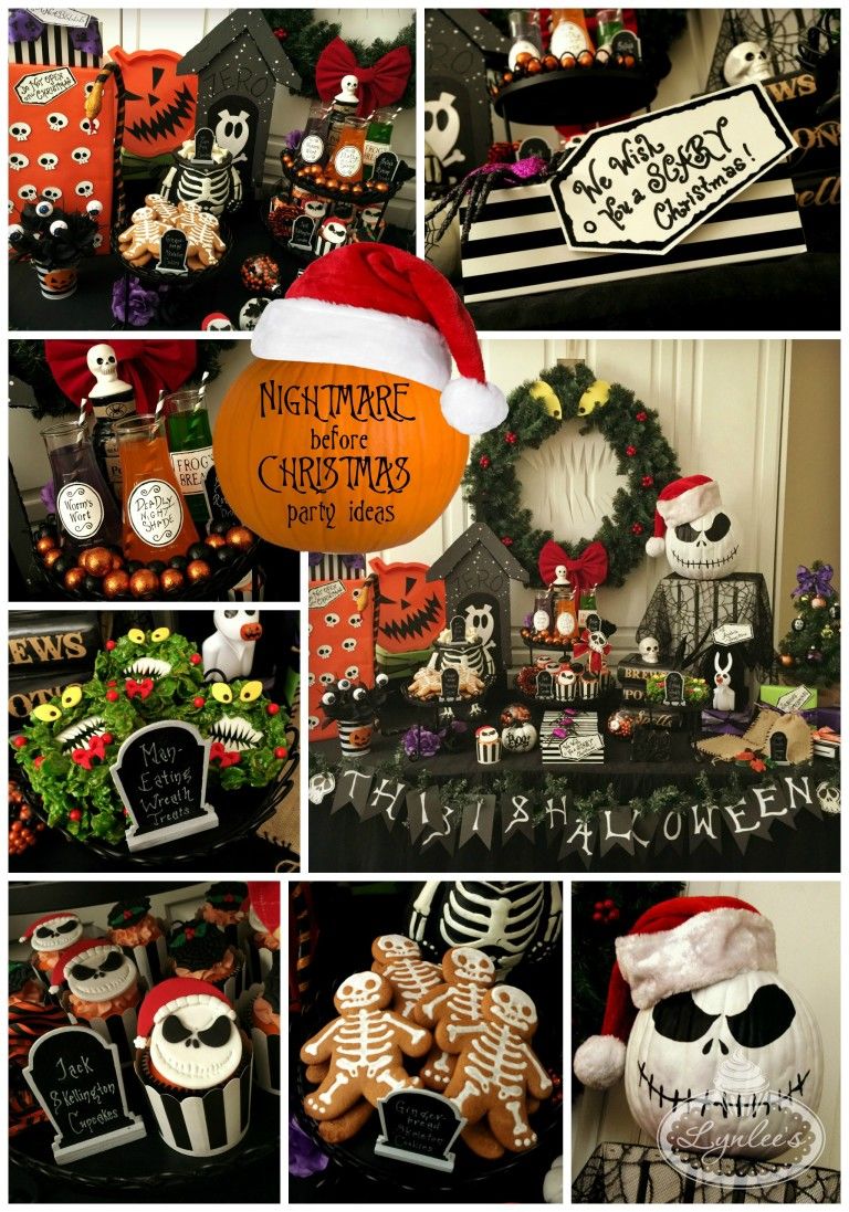 nightmare before christmas party decor Nightmare before Christmas party ideas. I love the … Nightmare before christmas decorations