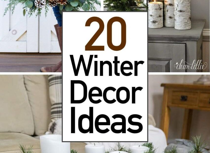 winter decor after christmas 20 Cozy Winter Decor Ideas For After Christmas The Unlikely Hostess Winter decor, Winter