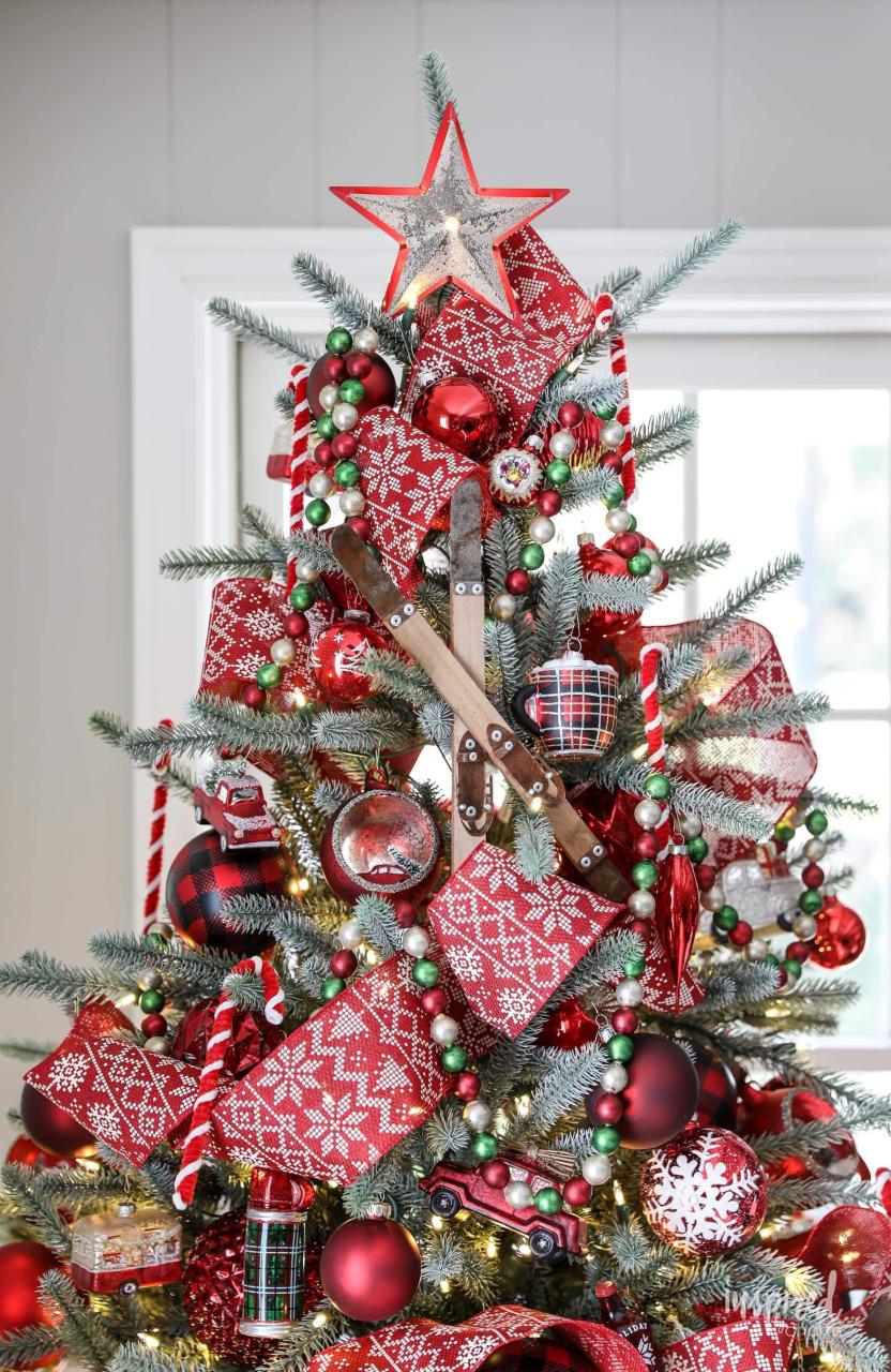 simple christmas tree decorating ideas 2024 Cozy Lodge Christmas Tree Christmas Tree Decorating Ideas Christmas