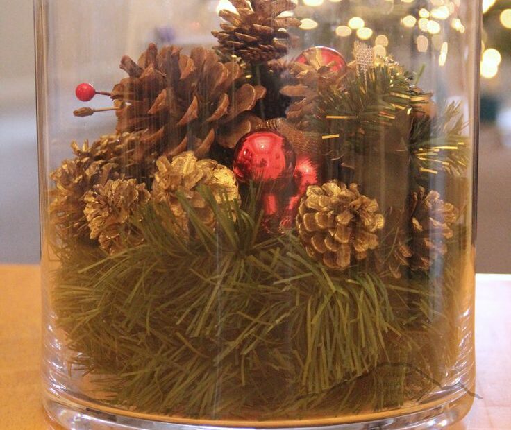 christmas decoration ideas for vases Christmas vases decorated in 5 ways Christmas vases, Christmas table