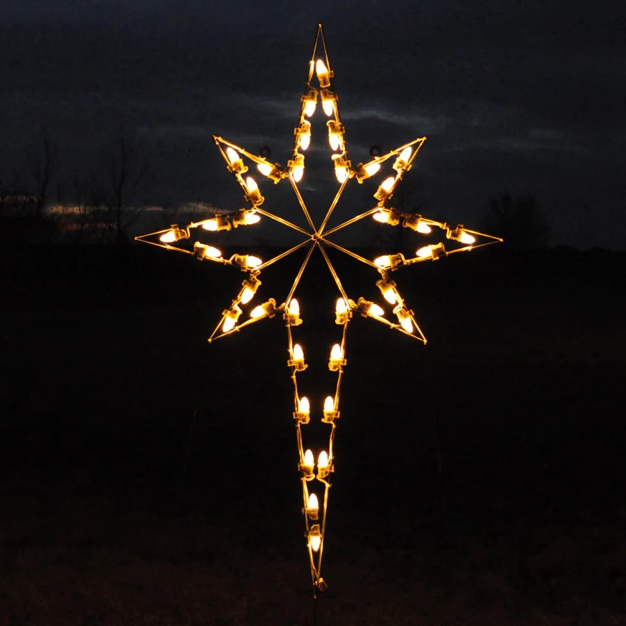 christmas decorations outdoor star Holiday Lighting Specialists 4.75ft Star Of Bethlehem Outdoor