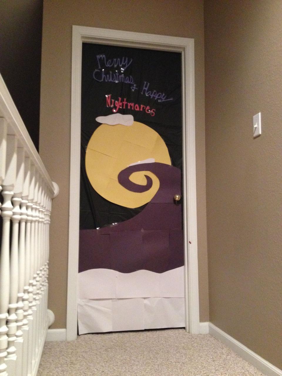 nightmare before christmas door decor Nightmare before Christmas door! Christmas door, Door decorations classroom, Halloween door