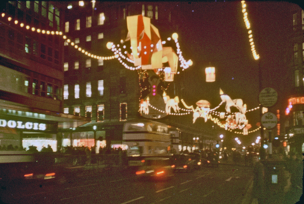 vintage outdoor christmas decorations 1960s Christmas 1960 Christmas week in Birmingham 1960 where Cor… Flickr