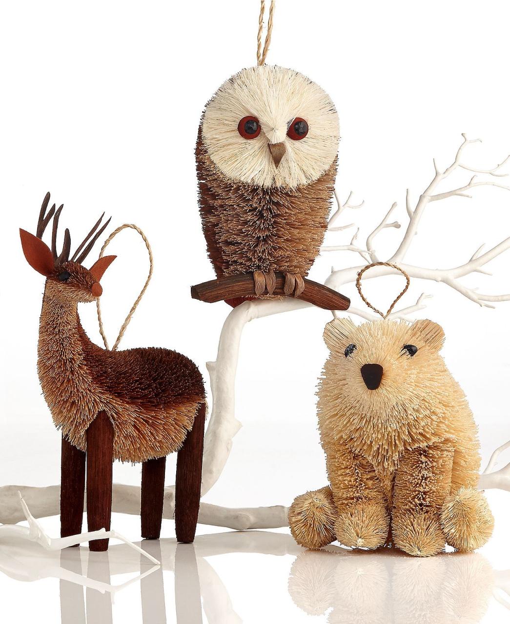 woodland creatures christmas decor Woodland Animals Christmas Decorations Animals World