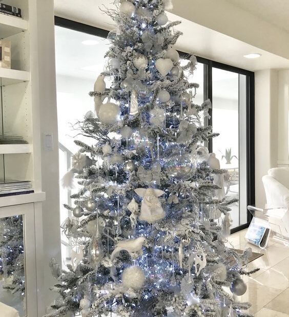 elegant white christmas tree decor 10++ Elegant White Christmas Tree Decor KIDDONAMES