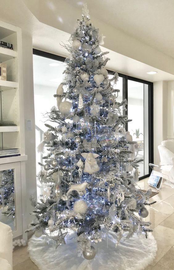 elegant white christmas tree decor 10++ Elegant White Christmas Tree Decor KIDDONAMES