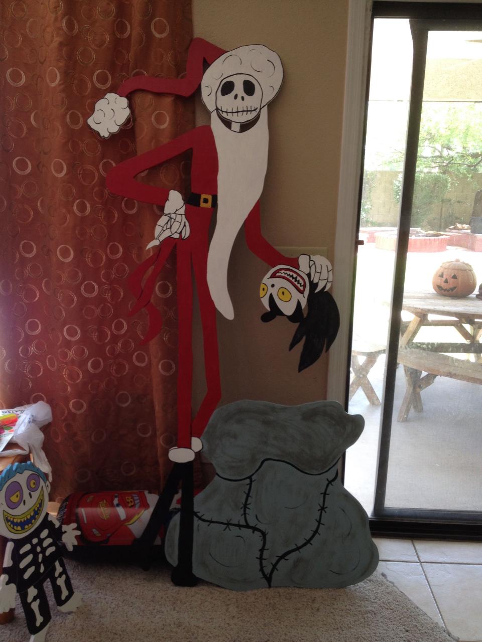 nightmare before christmas door decor "DIY Jack Skellington Create Your Own 78ft Tall Nightmare Before Christmas Masterpiece"