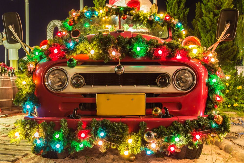 christmas decor for car December is here, and with it comes the holidays! Safely dress up your vehicle for the holidays