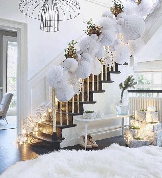 white christmas decorations indoor 100 White Christmas Decor Ideas Which are Effortlessly Elegant