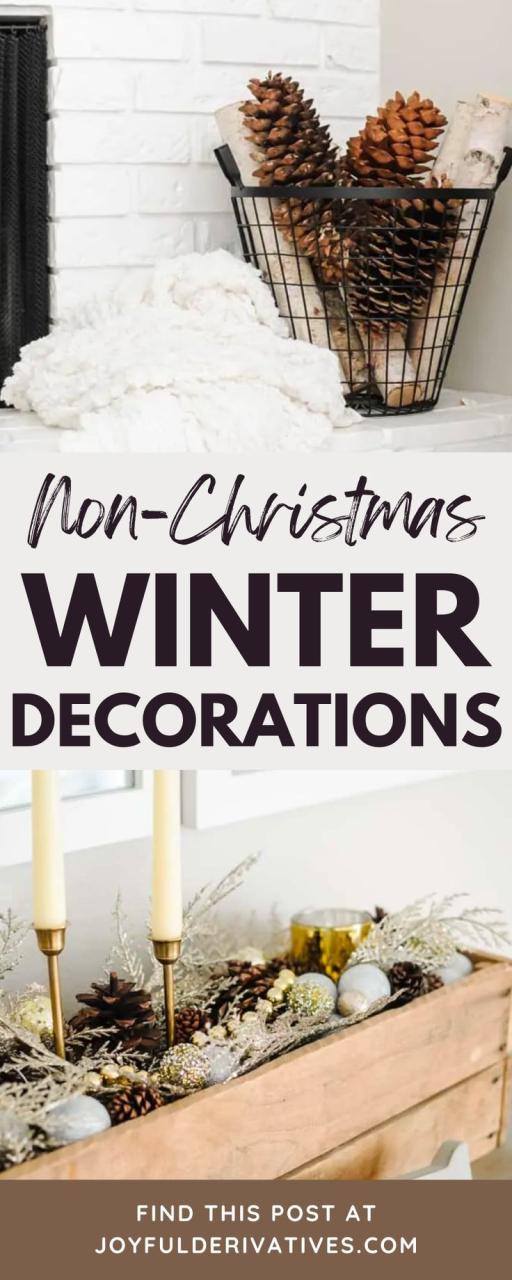 winter not christmas decor The Best Ideas for Winter Decorations (Not Christmas) Simple winter