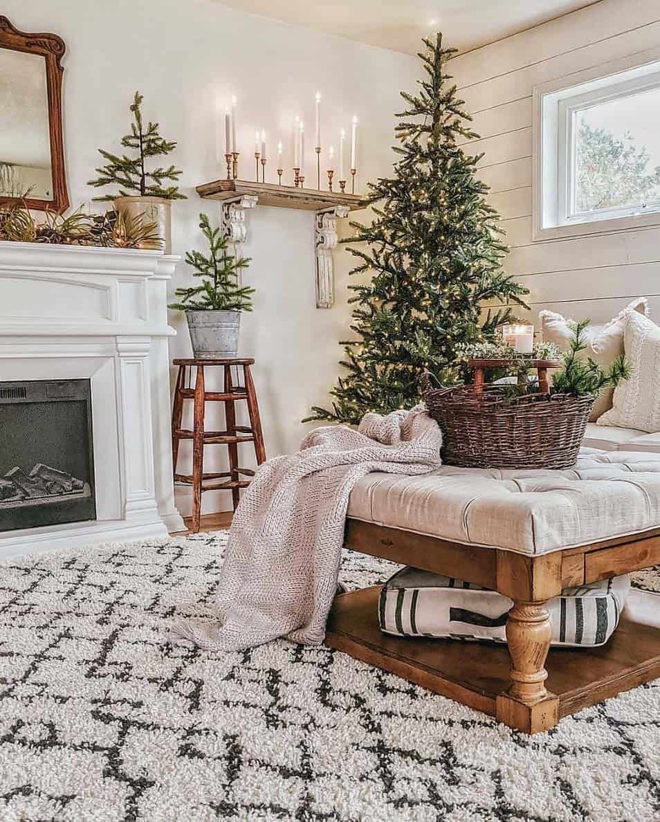 rustic christmas decor ideas 40+ Cozy And Wonderful Rustic Farmhouse Christmas Decorating Ideas Farmhouse christmas decor